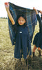 Calla Lili Mock Neck Knit Navy Blue Tshirt preorder ships in 2 weeks