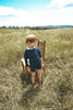 Calla Lili Boy Blue Short Overall