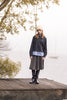 Poet Swift Mixed Media Top Shirt Denim Pocket