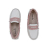 Camille Kids Stella Off White Shoes With Blush Denim