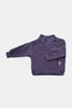 Booso Panel Teddy Plum Sweatshirt.