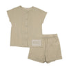 Ann of Nan Oak Boys Crewneck Oatmeal Set