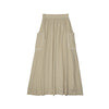 Ann of Nan Teens Maxi Oatmeal Skirt And Shirt Set