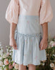 Steph by Petit Amalie Embroidered Chambray Skirt