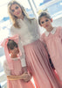 Little Tempest Icon Collar Empire Salmon Dress