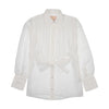 Little Tempest Voile Teens Pintuck White Shirt