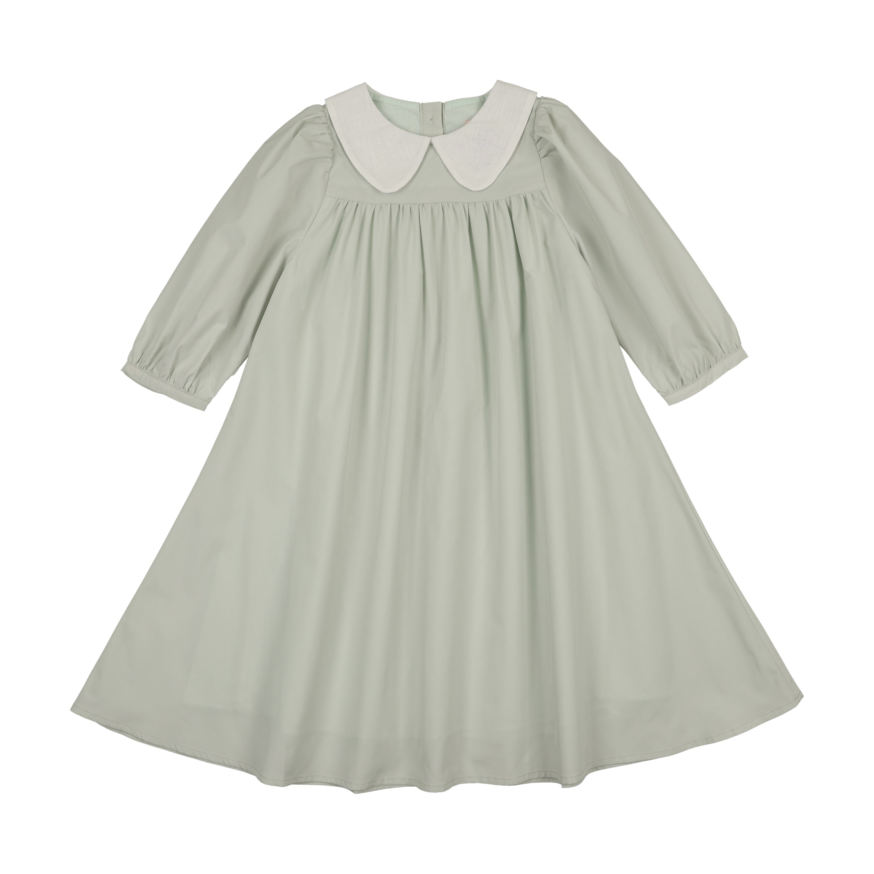 Little Tempest Icon Collar Empire Mint Green Dress 5Y / Green, Size 5Y