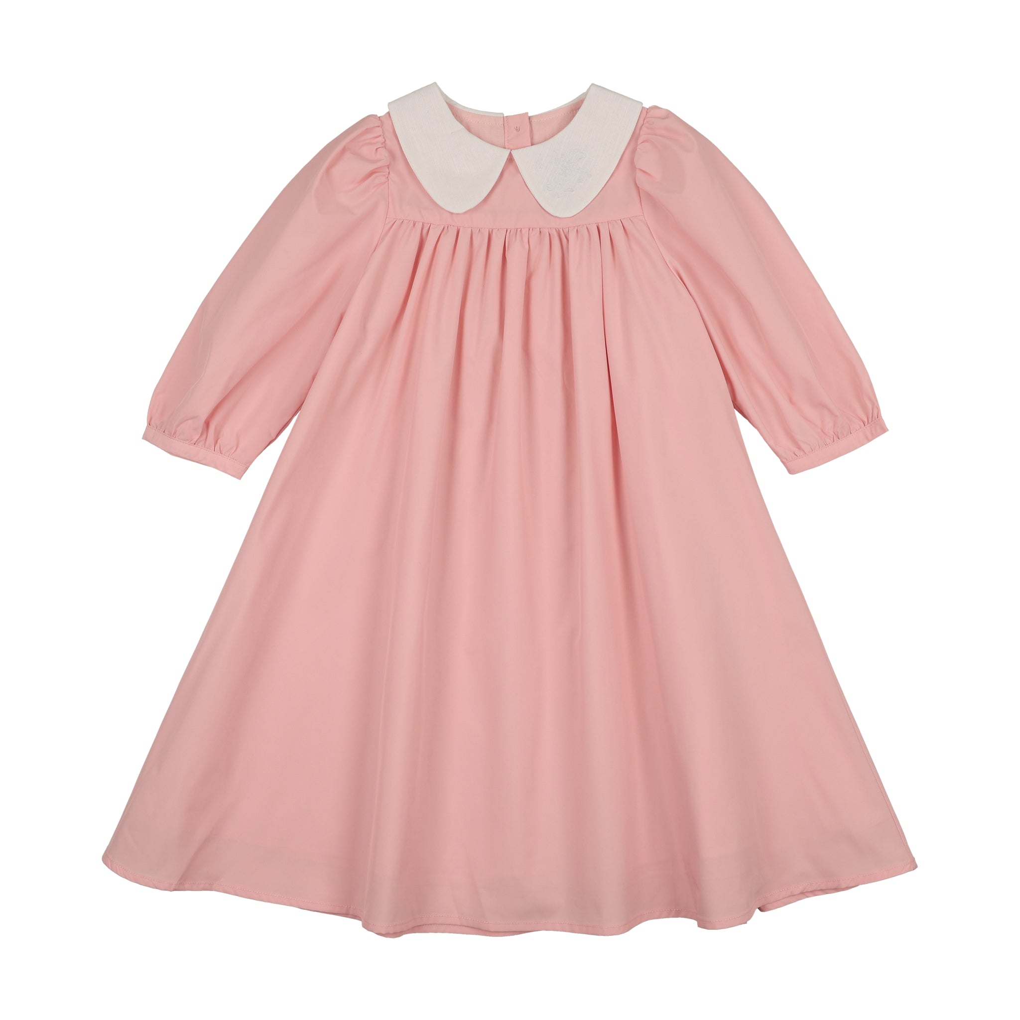 Little Tempest Icon Collar Empire Salmon Dress | Macaroni Kids
