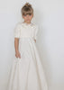 Little Tempest Leo Taffeta Cream Gown