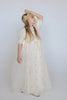 Little Tempest Lace Pinafore Cream Gown