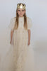Little Tempest Lace Pinafore Cream Gown