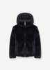 Colmar Black Girls Reversible Fur Jacket