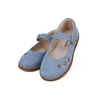 Camille Kids Piper Clunky Denim Leather Shoes