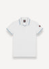 Colmar Junior Boys White Polo with Trim