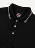 Colmar Black Long Sleeve Polo 3592 w Trim at Collar