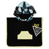Miss Mini Black Postcard Swim Poncho-Girl *FINAL SALE*.