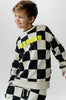 Nununu Smokey Natural Checkmate Sweatshirt