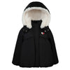 Raygo Gathered heart girls Black Jacket