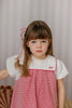 Mini P Gingham Maxi Red Jumper