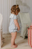 Mini P Baby Girl Sailor Striped Blue/White Set