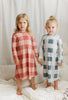 Bonjoy Grid Short Berry Nightgown FINAL SALE