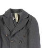 Nupkeet Boys Double Breasted Gray Burgnich Blazer with Flapped Pockets