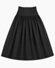 Little Tempest Teens Structured Taffeta Black Maxi Skirt