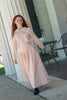 Little Tempest Teens Double Collar Taffeta Antique Pink Shirt.