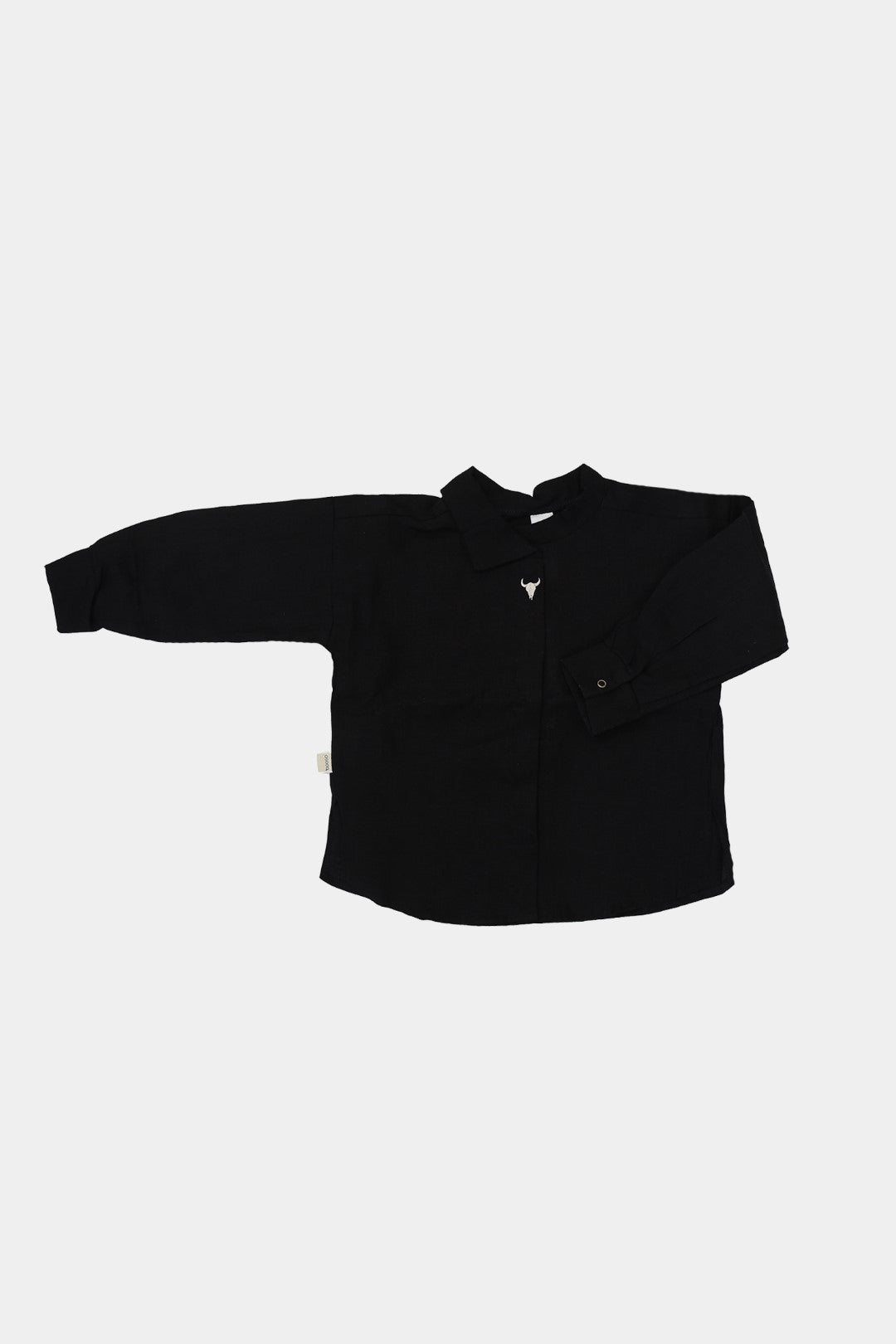 kids black dress shirt The Children's Place Boys Uniform Long Sleeve Oxford Button Down Shirt Black XXL (16)
