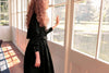 Little Tempest Teens Pleated Circle Taffeta Black Skirt