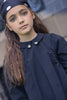 Little Tempest Girls Taffeta with Collar Black Party Dress.
