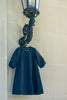 Little Tempest Girls Taffeta with Collar Black Party Dress.