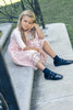 Little Tempest Organza Grid Antique Pink Jumper