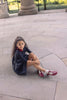 Little Tempest Organza Grid Black Jumper