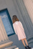 Little Tempest Taffeta Scallop Hem  Antique Pink Jumper with Shirt.