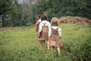 Little Tempest Wool Pinafore Beige Jumper