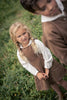 Little Tempest Wool Pinafore Beige Jumper