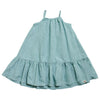 Booso Mint Blue Wave Long Dress