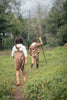 Little Tempest Kerchief Girls Beige Shirt