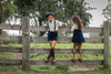 Little Tempest Boys Navy Suspender Shorts