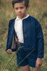 Little Tempest Boys Wool Navy Jacket