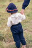 Little Tempest Baby Girls Halter  Navy Romper with Shirt