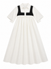Little Tempest Trench Taffeta Ivory/ Black Gown *EXCHANGE/STORE CREDIT ONLY*