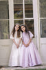 Little Tempest Alice Taffeta Pintuck Ivory Bib Gown *EXCHANGE/STORE CREDIT ONLY* (Copy).