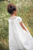 Little Tempest Round Neck Lace Taffeta Ivory Gown.