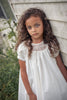 Little Tempest Round Neck Lace Taffeta Ivory Gown.