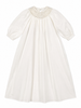 Little Tempest Round Neck Lace Taffeta Ivory Gown.