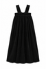Ann of Nan Black Maxi Robe with Ricrac Trim