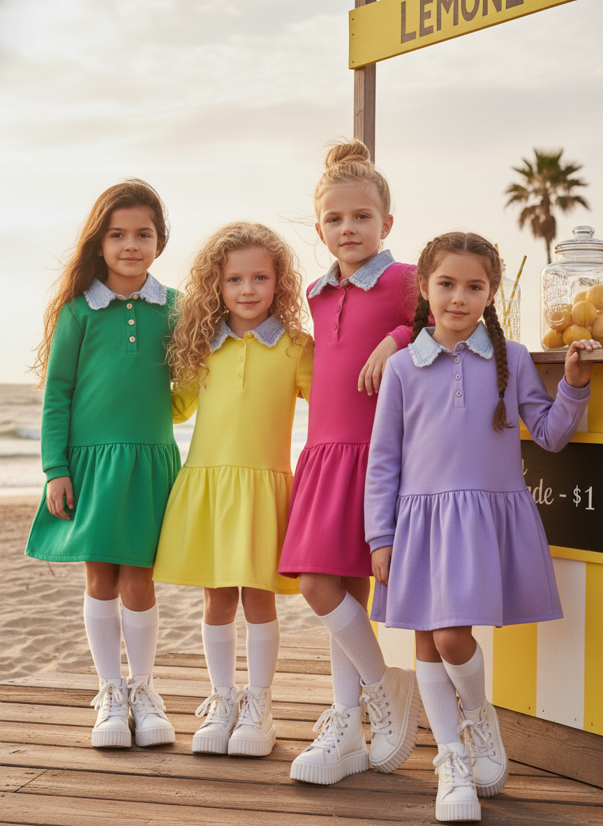 Zaloo Kelly Green Pique Polo Dress 4Y / Green, Size 4Y | Macaroni Kids Zaloo Kelly Green Pique Polo Dress 4Y / Green, Size 4Y | Macaroni Kids