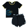 Miss Mini Black Postcard Swim Top & Bottom Short Set *FINAL SALE*